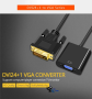 DVI-D til VGA adapter