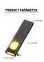 LED oppladbar lykt Medium