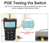 Nettverk, kabel og POE-tester med kabelsniffer