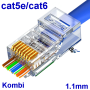 RJ45 modularplugger cat5e/cat6