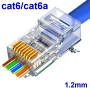 RJ45 modularplugger cat6/cat6a