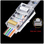 RJ45 modularplugger cat6/cat6a